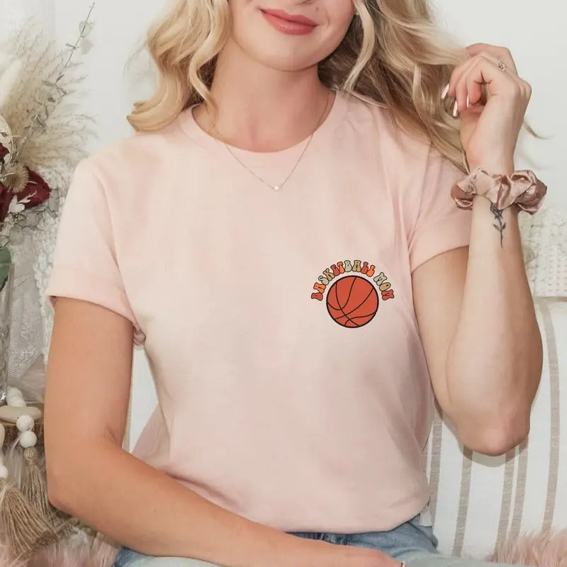 In My Basketball Mom Era Shirt In My Mom Era Shirt Basketball T=shirt Custom Basketball Mom Shirt Game Day Mother Day...