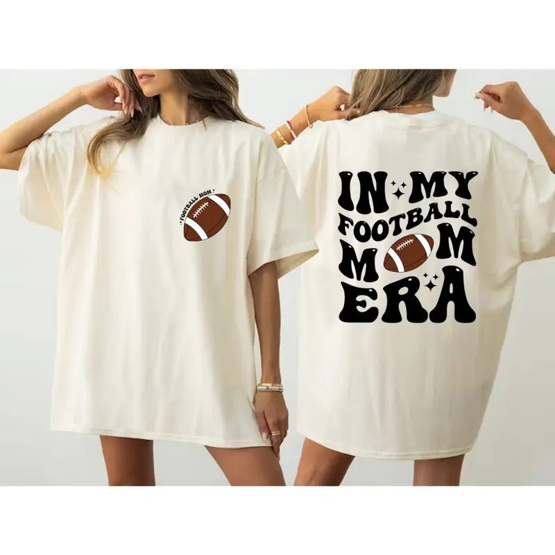 In My Football Mom Era Shirt, Football Mom T-Shirt, Mom Era Shirt, Retro Football Mom Tee, Football Mom Gift Hoodie,...