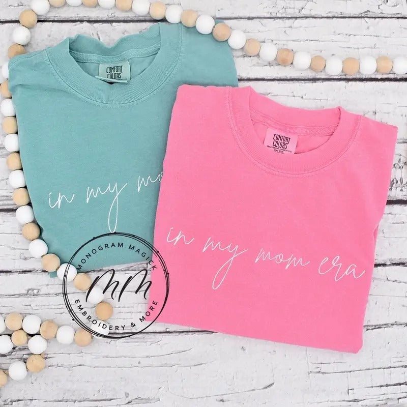 In My Mom Era Tees Hoodie, Sweatshirt | InkThreadWorks.com