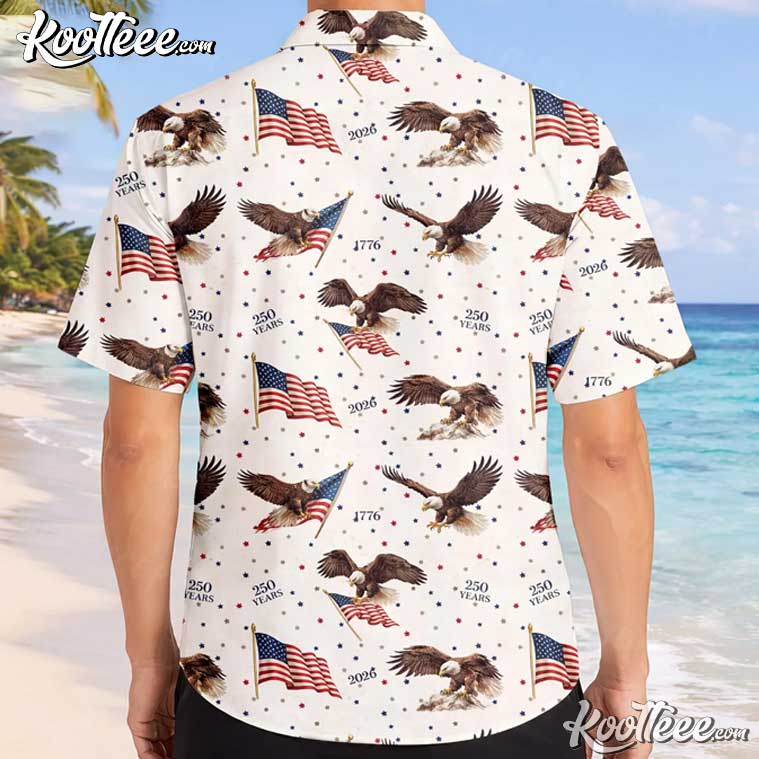 Independence Day USA 250th Anniversary Freedom Hawaiian Shirt