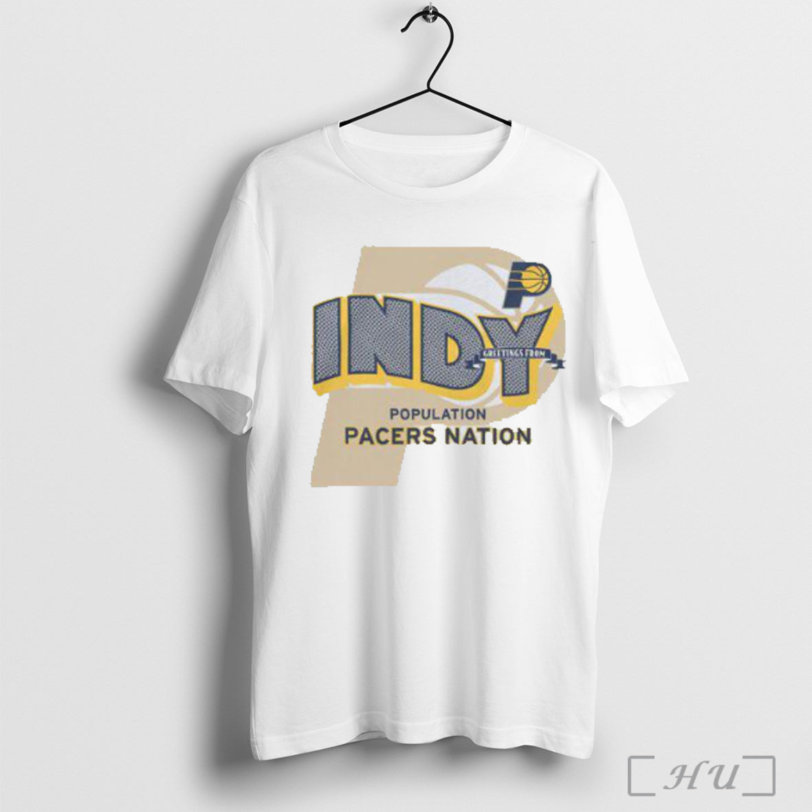 Indiana Pacers Stadium Essentials Greetings T Shirt