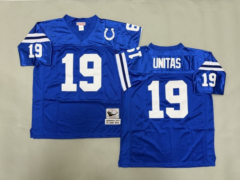 Indianapolis Colts #19 Johnny Unitas Indianapolis Colts Style 3