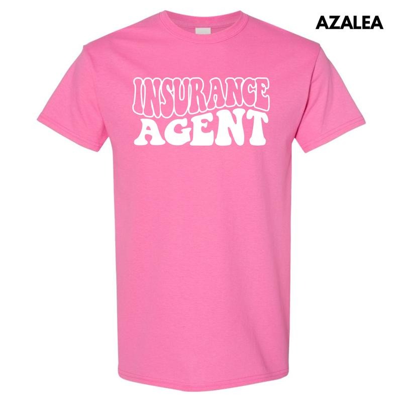 Insurance Agent Bubble Letter Gildan Short Sleeve T-Shirt 'NLB' Hoodie, Sweatshirt | InkThreadWorks.com