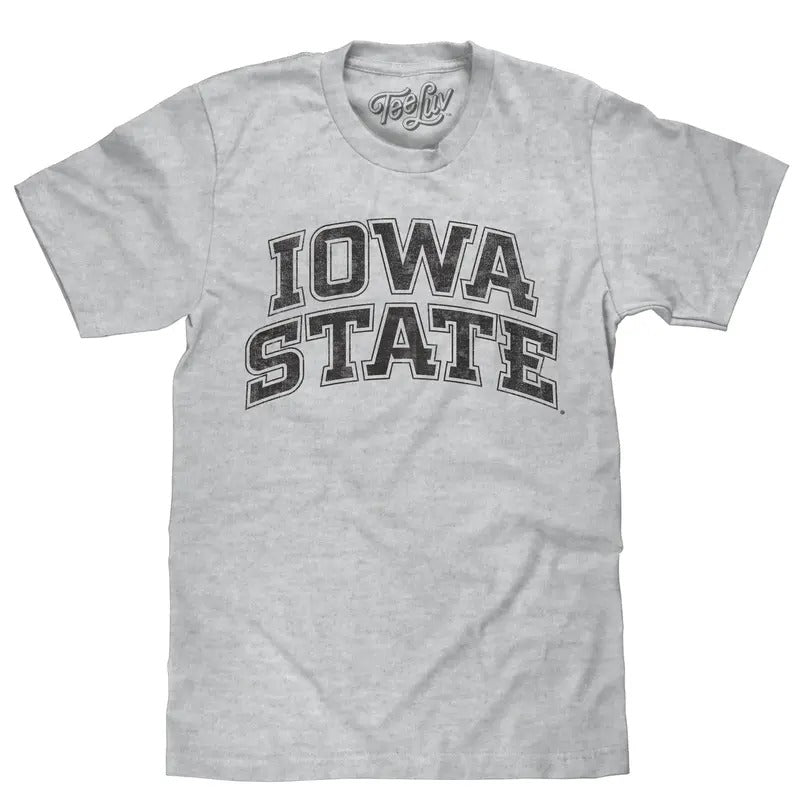 Iowa State University T-Shirt - Gray Hoodie, Sweatshirt | InkThreadWorks.com