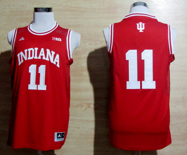Isiah Thomas 11 Red With Big 10 Logo