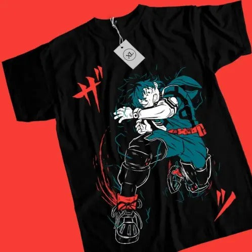 Izuku Midoriya Deku T-Shirt My Hero Academia bakugou Anime T-shirt Size S_5XL