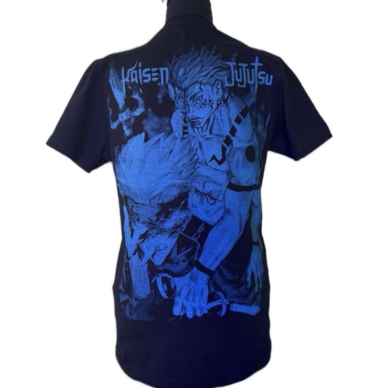 J Kaisen T-Shirt for Men - Short Sleeve Top with Graphic Design, Ideal for Casual Wear - Menswear Crewneck