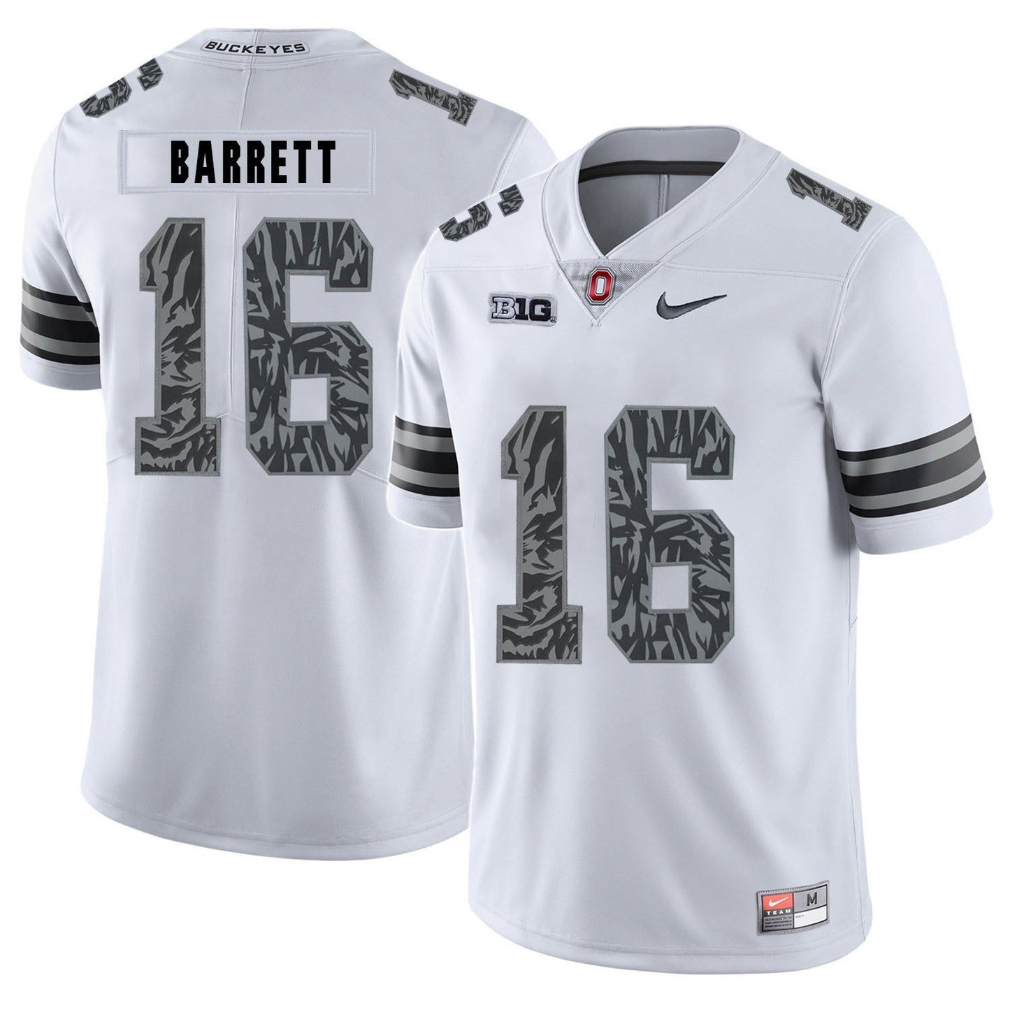 J.T. Barrett 16 Pattern White