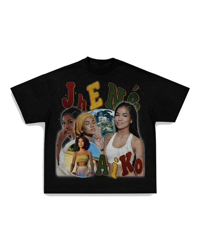 JHENE AIK099 TEE Print Short Sleeve T-Shirt, Unisex T-Shirt Top Womenswear Hoodie, Sweatshirt | InkThreadWorks.com