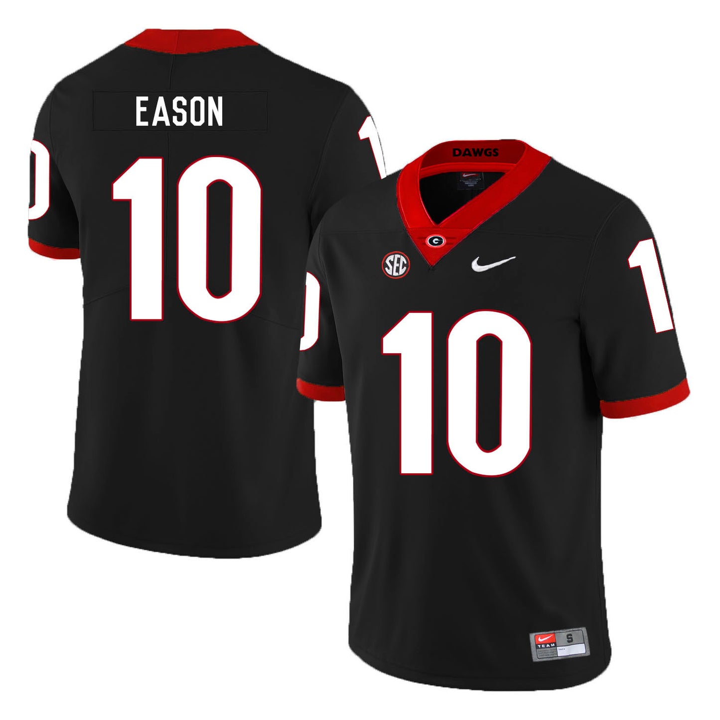 Jacob Eason 10 Black