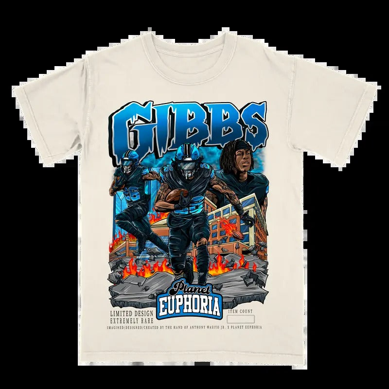 Jahmyr Gibbs V2 Tee Hoodie, Sweatshirt | InkThreadWorks.com