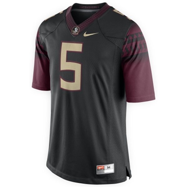 Jameis Winston 5 Black With Name