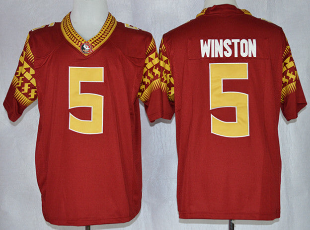 Jameis Winston 5 Burgundy With Name
