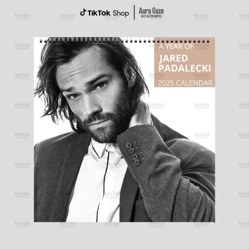 Jared Padalecki 2025 Wall Calendar, Fan Gift Monthly Planner, Supernatural Gift, Fan Merch Celebrity Decor, Perfect Present for Home and Office Decor