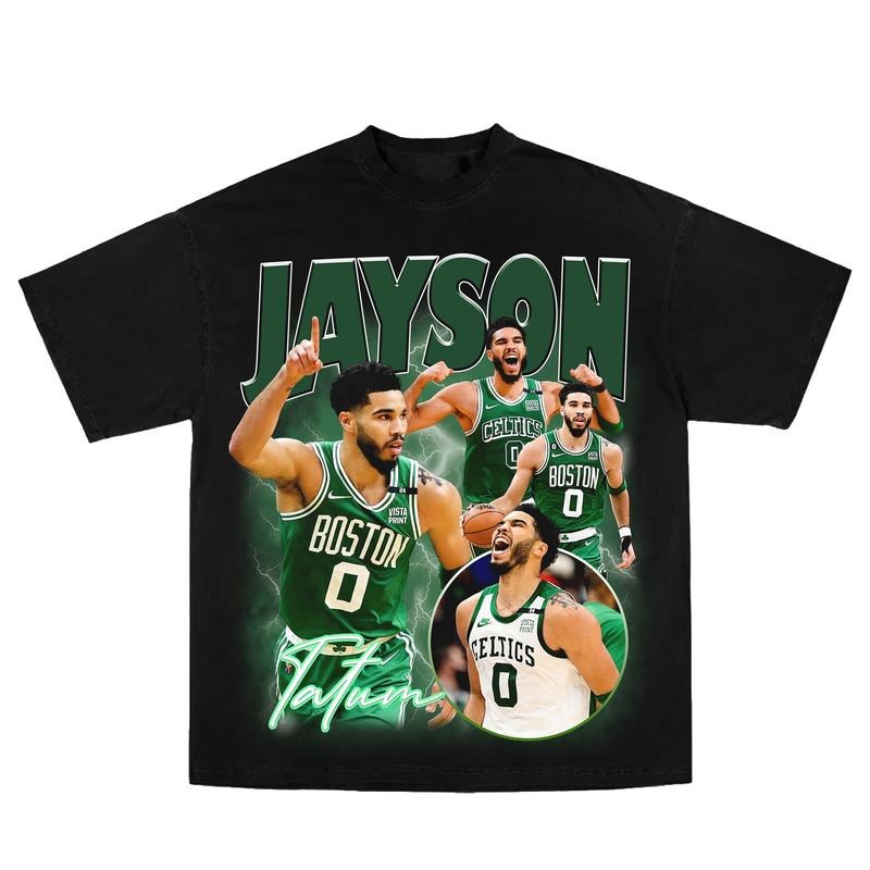 Jayson Tatum T-Shirt, 100% Cotton Unisex Shirt, Gift For Fan Hoodie, Sweatshirt | InkThreadWorks.com
