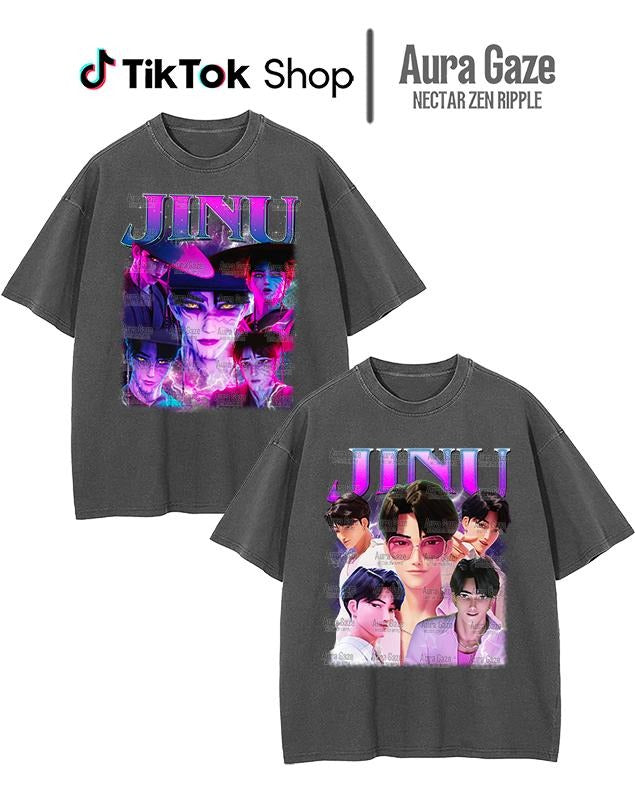 Jinu 2 version - KPop Demon Hunters Comfort Colors Unisex Tshirt For Fan, KPop Demon Hunters Retro Bootleg Shirt, Celebrity Crush Movie Merch