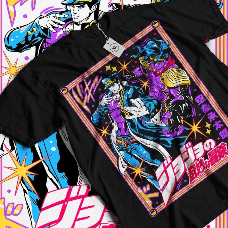JoJo's Bizarre T-Shirt S-4XL Adventure JoJo Anime Manga Jolyne Jotaro shirt Tshirt S-4XL