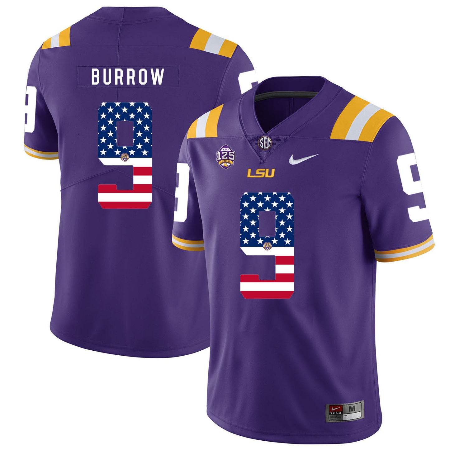 Joe Burrow 9 Purple