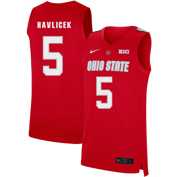 John Havlicek 5 Scarlet