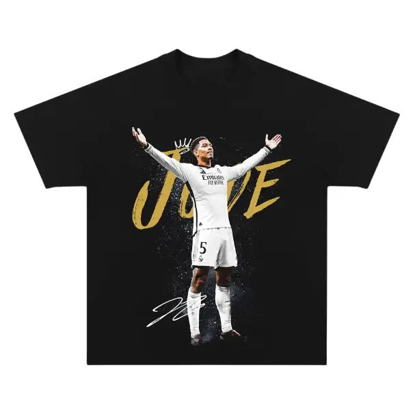 Jude Bellingham T-Shirt, Jude Bellingham Graphic Tees, Unisex Soccer Shirt, Sport Merch, Gift For Fan, Cotton comfort Menswear Womenswear Streetwear