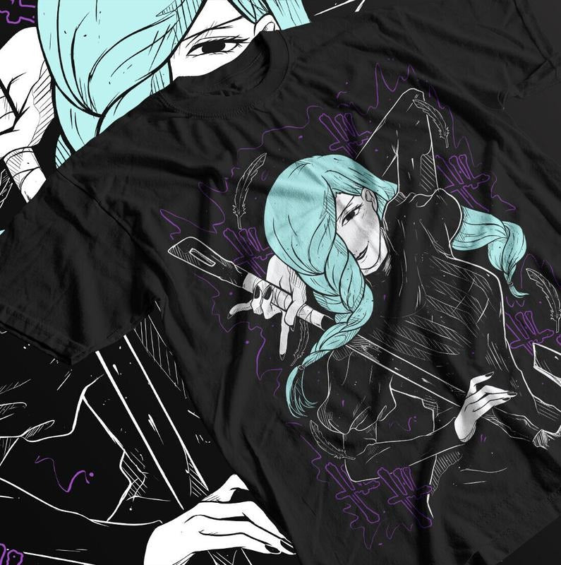 Jujutsu Kaisen mei mei T-Shirt S-4XL Gojo Satoru Sukuna Megumi Itadori Horror shirt Hoodie, Sweatshirt | InkThreadWorks.com