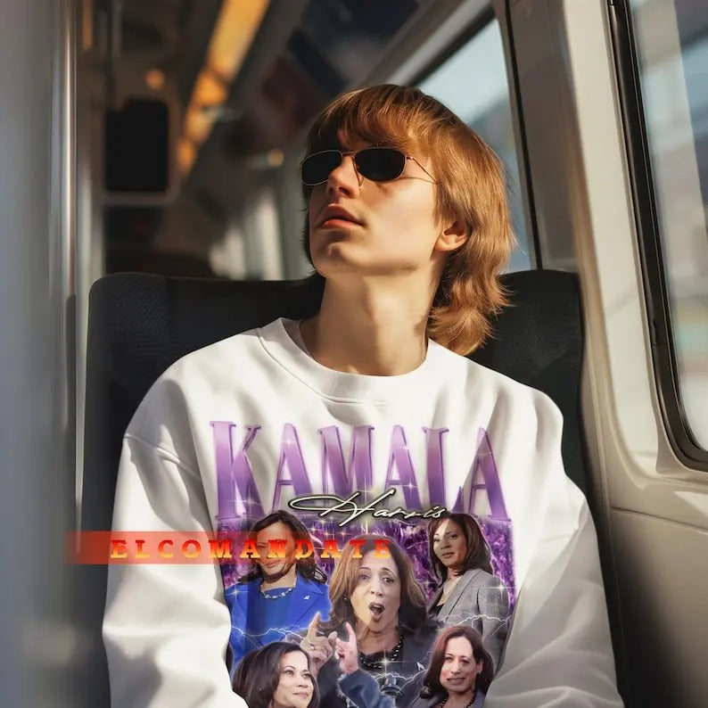KAMALA HARRIS sweatshirt, Kamala Harris Vintage Shirt, Kamala Harris Retro 90s Tshirt, Kamala Harris Sweatshirt, Kamala Harris Longsleeve, shirt hot trend 2024
