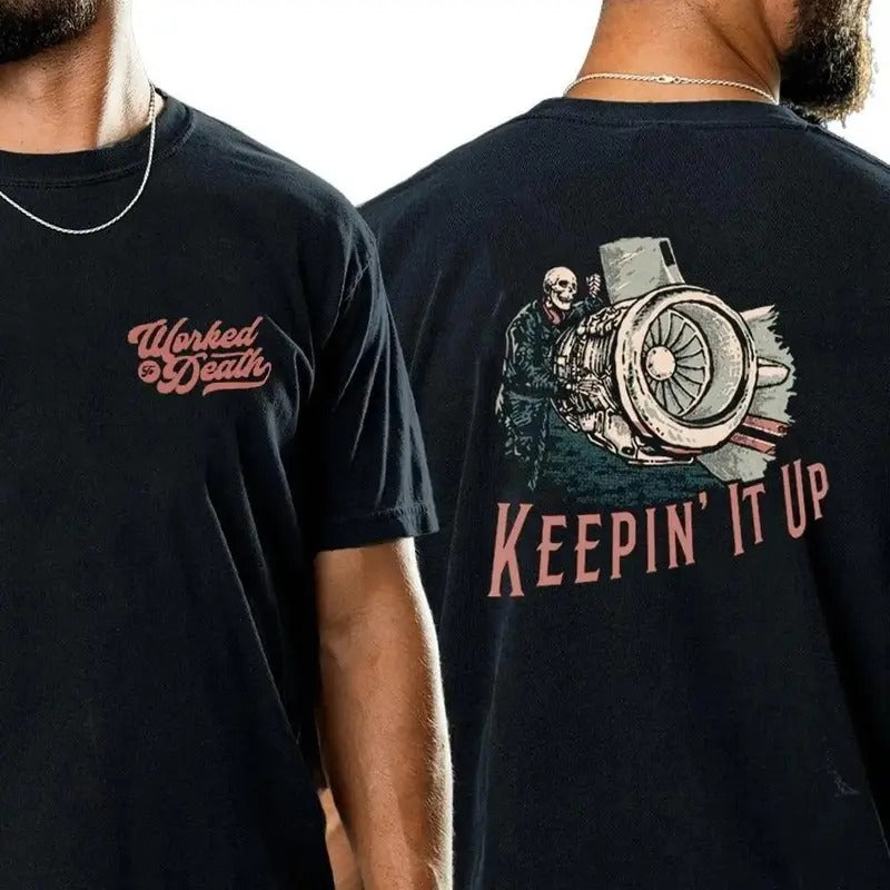 KEEPIN IT UP t-shirt, Gift for Dad, Gift for Mom, Gift for him, gift for her, birthday gift, Gift for friends, Y2k shirt, trendy design shirt, viral shirt, graphic shirt