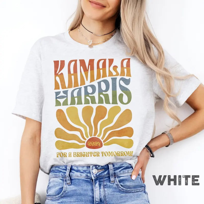 Kamala Harris 2024 Shirt, Kamala for President Shirt, Boho Aesthetic Tee, Retro Election 2024 Shirt Hoodie, Sweatshirt