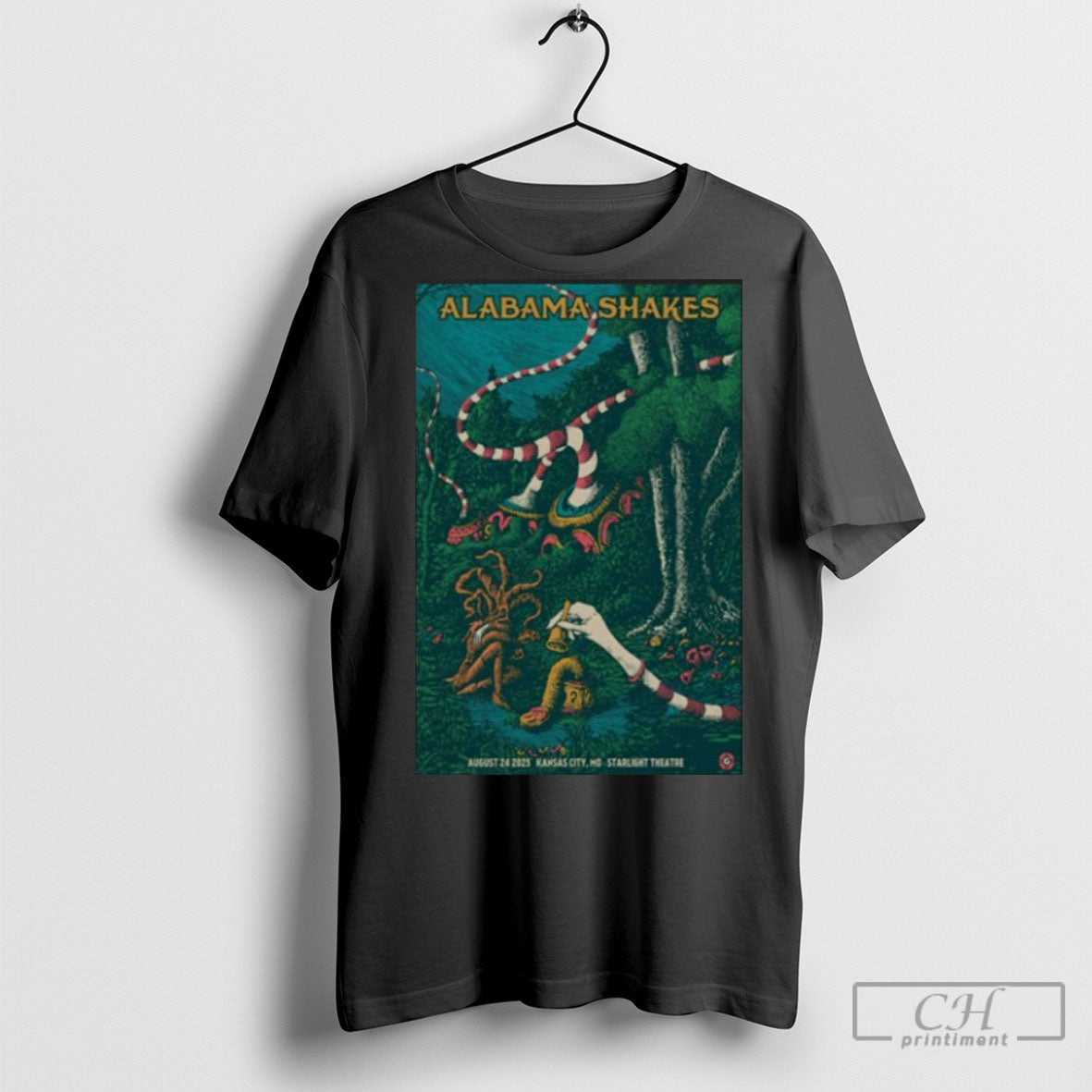 Kansas City Mo Show Alabama Shakes Aug 24 2025 Poster Shirt Tee Shirts