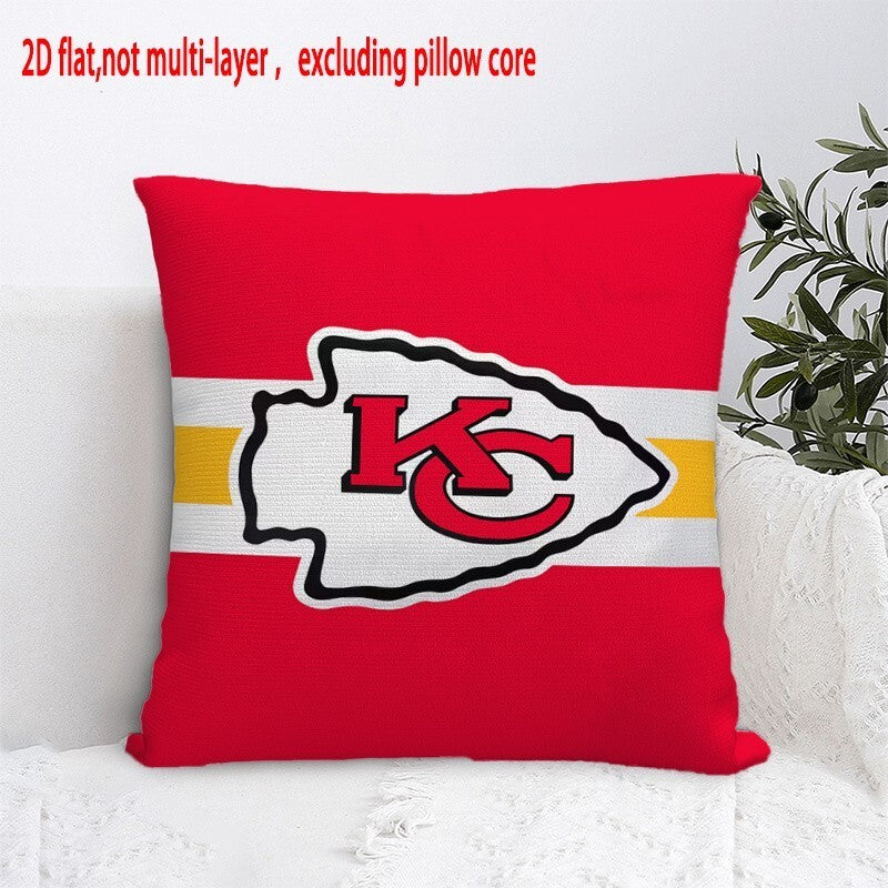 Kansas City Chiefs Pillow Case Chiefs Pillow Cover ( Without Pillow Insert ) Style 10