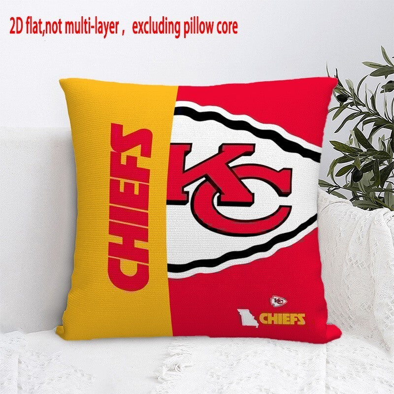 Kansas City Chiefs Pillow Case Chiefs Pillow Cover ( Without Pillow Insert ) Style 116