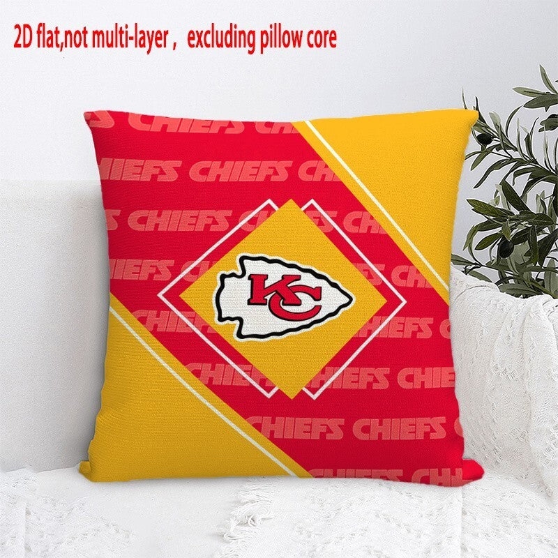 Kansas City Chiefs Pillow Case Chiefs Pillow Cover ( Without Pillow Insert ) Style 28