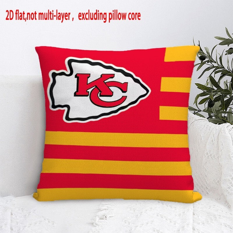 Kansas City Chiefs Pillow Case Chiefs Pillow Cover ( Without Pillow Insert ) Style 98