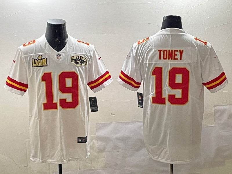 Kansas City Chiefs #19 Kadarius Toney Chiefs V2 Style 1