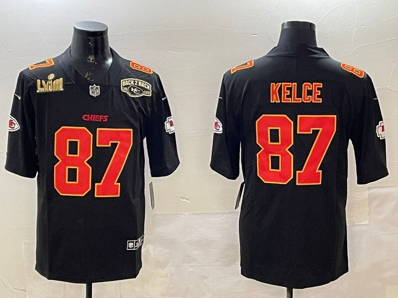 Kansas City Chiefs #87 Travis Kelce Chiefs Adult Style 4