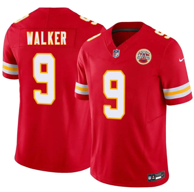 Kansas City Chiefs #9 Kenneth Walker III Red 2026 F.U.S.E. Vapor Untouchable