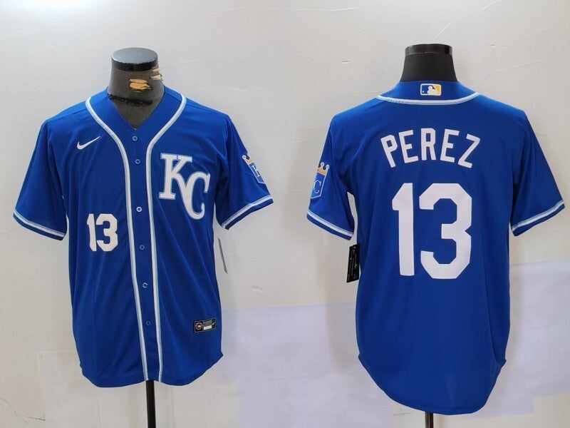 Kansas City Royals #13 Salvador Perez Fan Edition Style 3