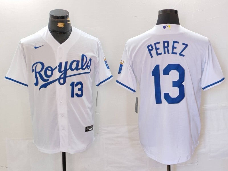 Kansas City Royals #13 Salvador Perez Fan Edition Style 4