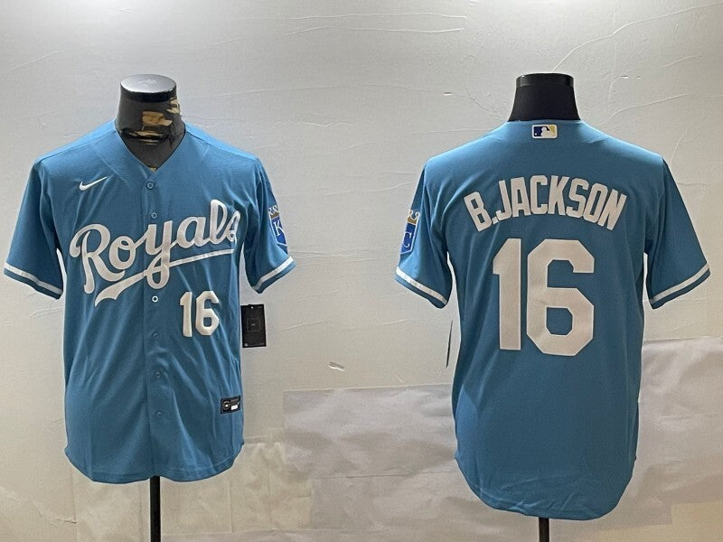 Kansas City Royals #16 Bo Jackson Fan Edition Style 5