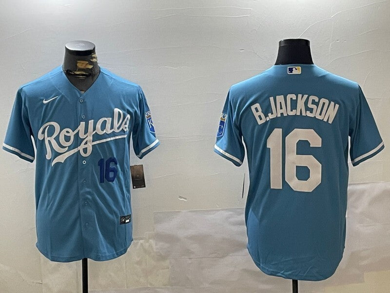 Kansas City Royals #16 Bo Jackson Fan Edition Style 6