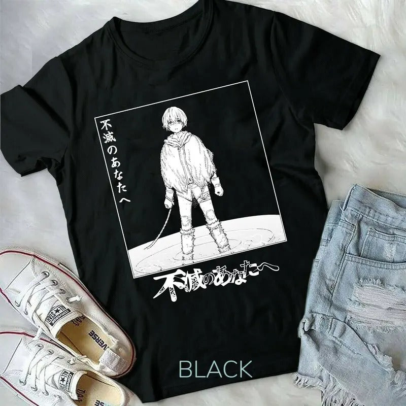 Kawaii Fushi Joan To Your Eternity Manga Anime T shirt Black new Unisex T-Shirt S-4XL