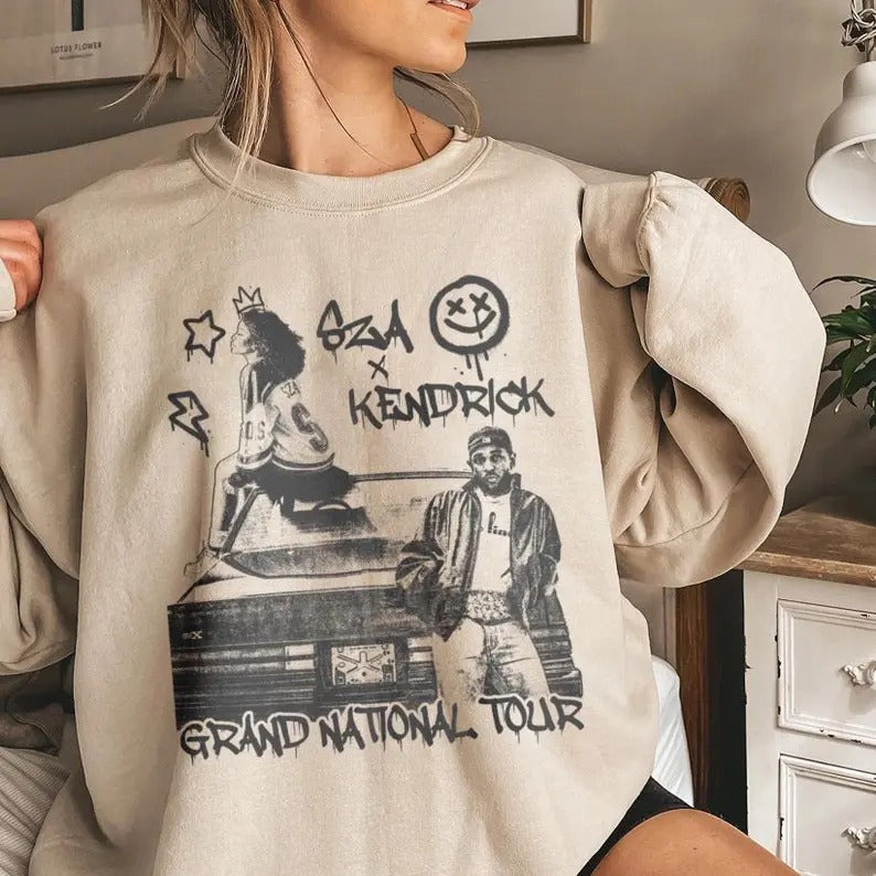 Kendrck & Sz4 Grand National Tour sweatshirt, Concert sweatshirt Unisex Full Size For Fans