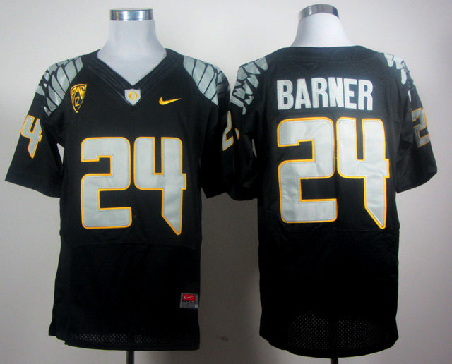 Kenjon Barner 24 Black Elite Jersey