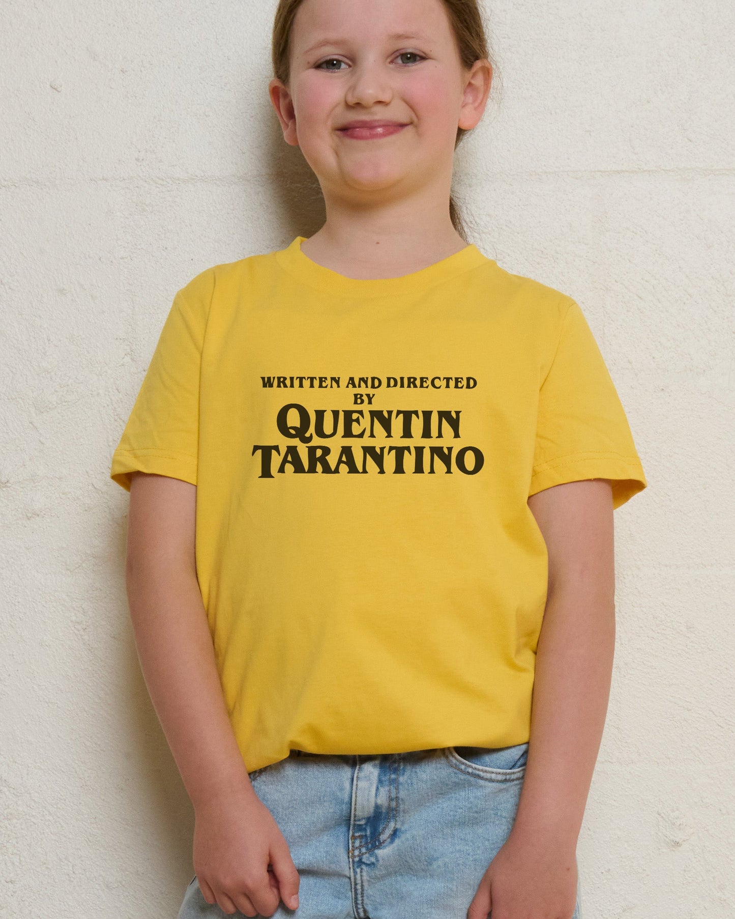 Written and Directed by Quentin Tarantino Kids T-Shirt