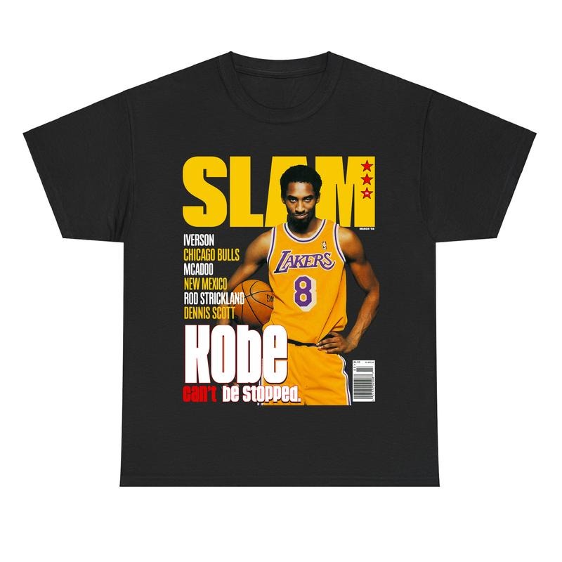 Kobe Bryant Slam Cover Tee, Kobe Can't Be Stopped Lover Basketball Shirt Hoodie, Sweatshirt | InkThreadWorks.com