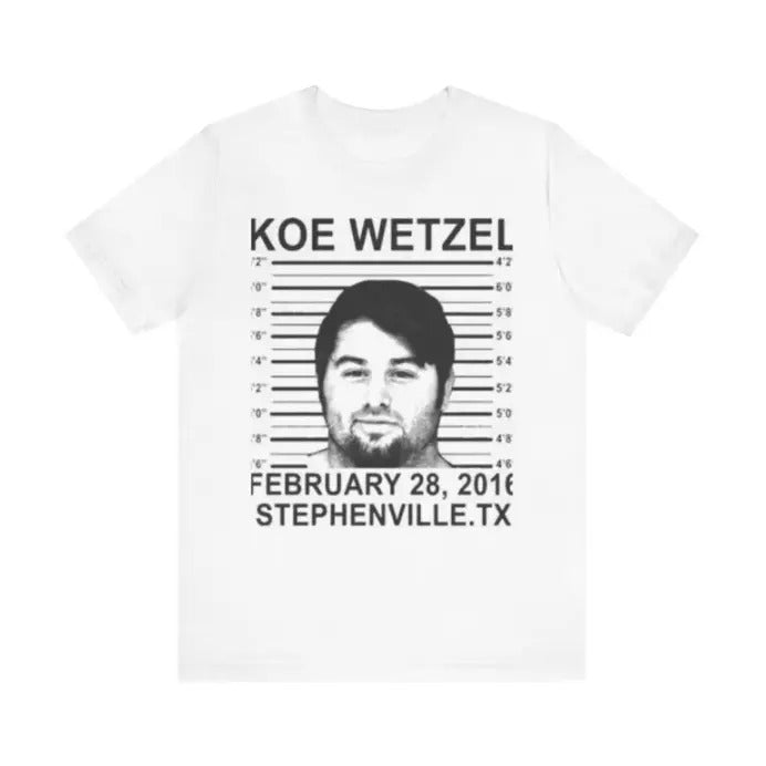 Koee Tshirt, Wetzel Country Tour Tee Classic Cotton Top