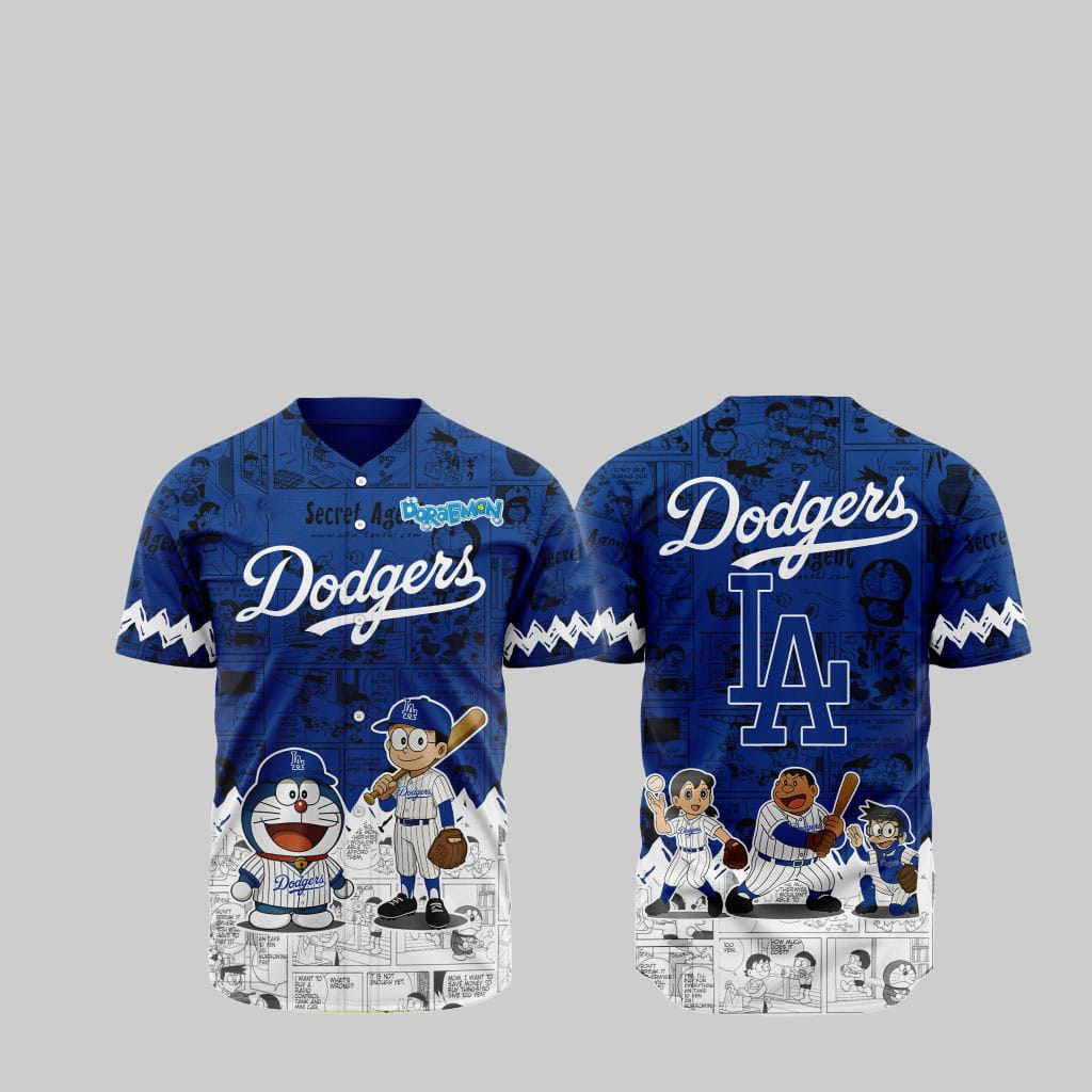 LA Dodgers Doraemon Jersey 2025 - Grishko.com