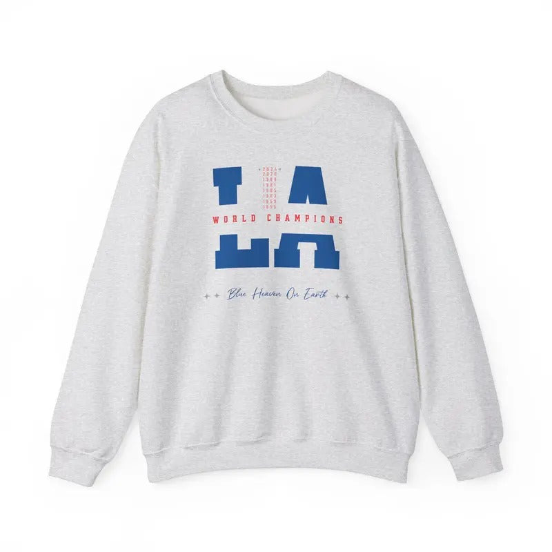 LA World Champions Sweater, Baseball Sweater, Los Angeles Sweater World Series Sweater, World Champion Shirt, Gift for fans BFH5M