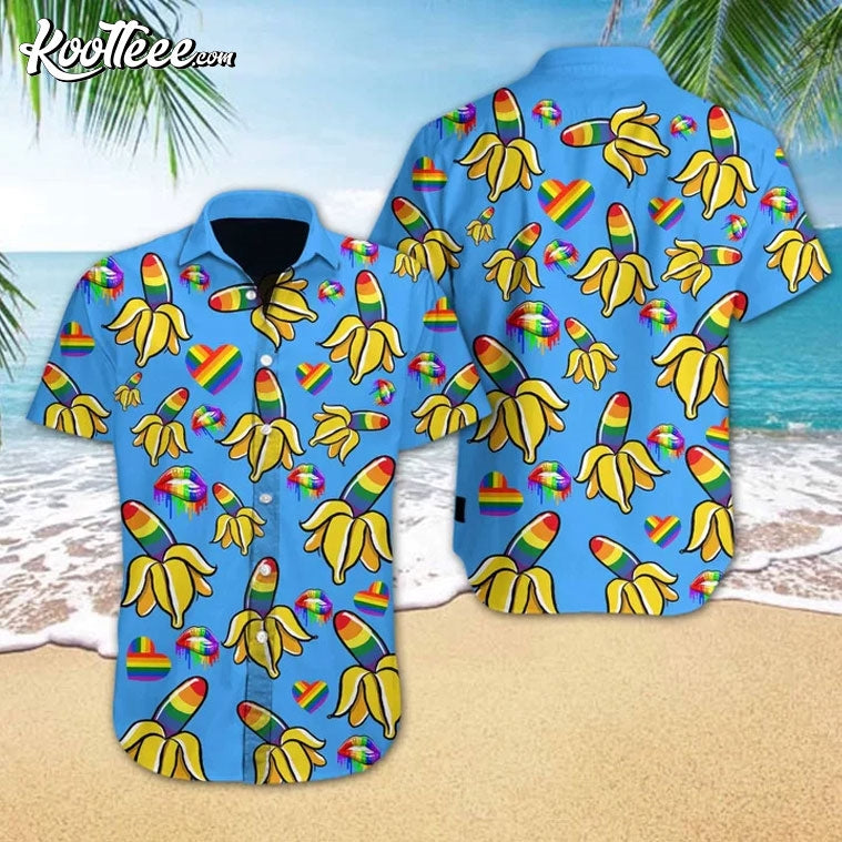 LGBT Pride Banana Trendy Hawaiian Shirt
