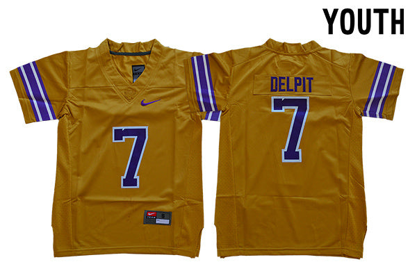 LSU Delpit 7 Youth Yellow
